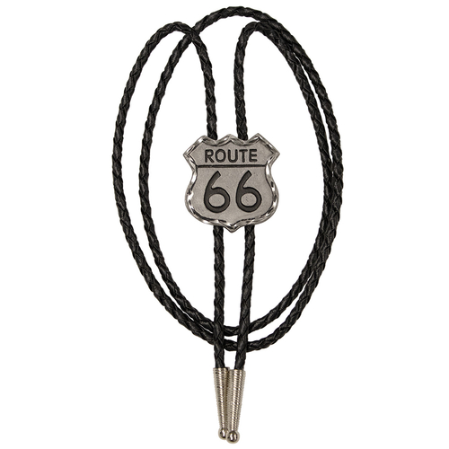 Bolo Tie - Route 66 - Antique Finish - [Bolo-43]