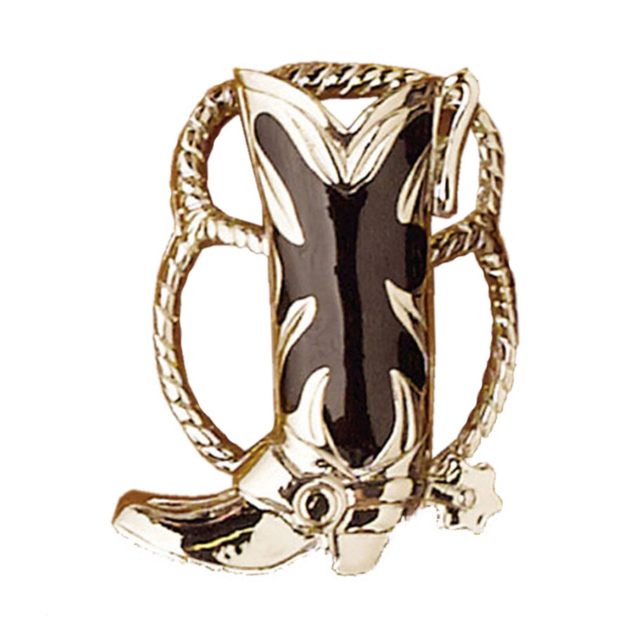 Scarf Slide - Boot - Silver - Scarf Ring - [SS-673]